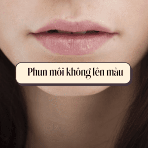 Lý do phun môi không lên màu và giải pháp tại Thẩm mỹ Rio 