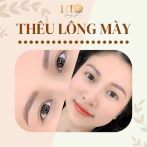 Thêu lông mày - Giải pháp cho đôi lông mày tự nhiên hoàn hảo