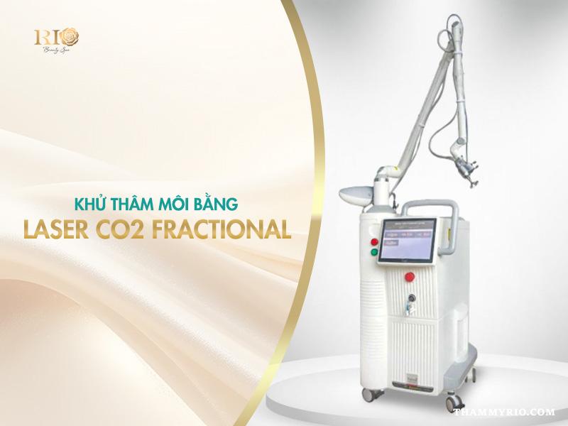 Khử thâm môi bằng Laser: Tất tần tật thông tin bạn cần biết 3 Khử thâm môi bằng Laser CO2 Fractional được đánh giá là một trong những bước tiến nổi bật nhất của công nghệ thẩm mỹ hiện đại