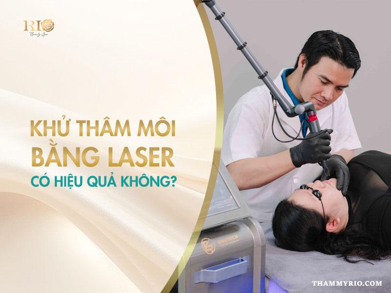 Khử thâm môi bằng Laser: Tất tần tật thông tin bạn cần biết 4 Có thể khẳng định rằng khử thâm môi bằng laser là phương pháp mang lại hiệu quả vượt trội và giải quyết triệt để vấn đề thâm sạm.
