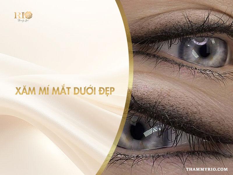 Xăm mí mắt dưới là gì? Bảng giá & hình ảnh mới nhất 2026 1 xăm mí mắt dưới