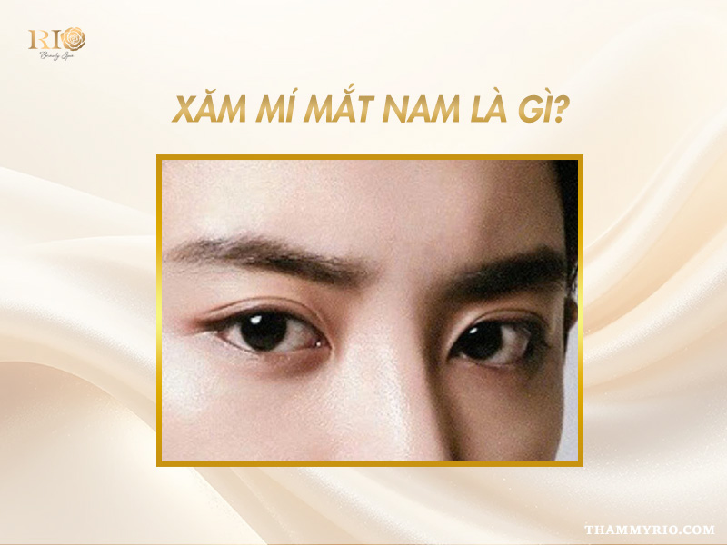 Xăm mí mắt nam tạo chiều sâu ánh nhìn cho phái mạnh 2 Hình ảnh minh họa quy trình xăm mí mắt nam giúp đôi mắt rõ nét và nam tính hơn.