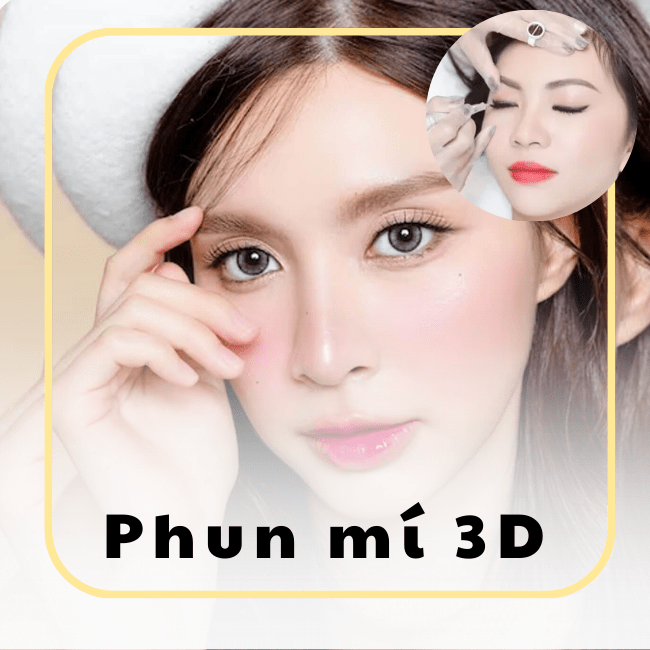 Phun mí 3D - Kỹ thuật tạo đôi mắt sắc sảo