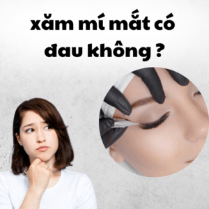 phun xăm mí có đau không?
