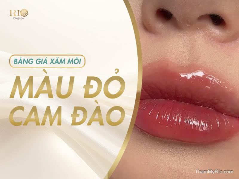 Phun Môi Màu Đỏ Cam Đào Công Nghệ Travylip Trẻ Thêm 10 Tuổi 7 Giá phun môi màu đỏ cam đào tại các cơ sở làm đẹp thường khác nhau