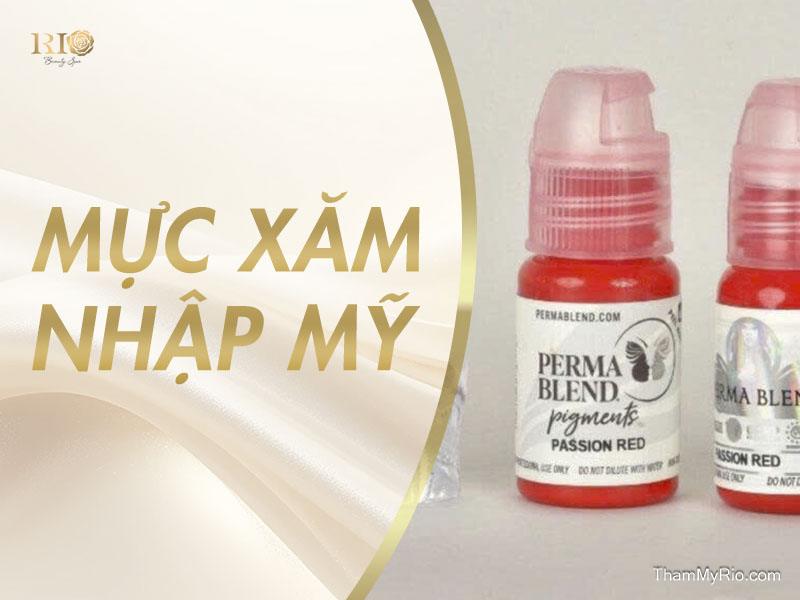 Phun Môi Màu Đỏ Cam Đào Công Nghệ Travylip Trẻ Thêm 10 Tuổi 10 Thẩm Mỹ Rio sử dụng mực xăm nhập khẩu chính hãng từ Mỹ