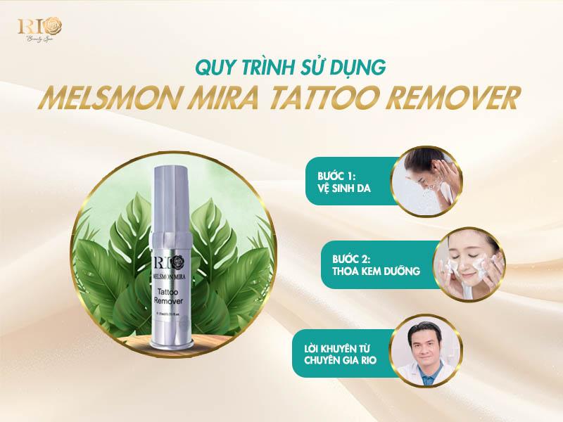Melsmon Mira Tattoo Remover : Phục hồi da sau xóa xăm laser hoàn hảo 10 Để đạt được hiệu quả phục hồi tốt nhất và tối ưu hóa quá trình xóa xăm, bạn nên tuân thủ hướng dẫn sử dụng sản phẩm Melsmon Mira Tattoo Remover một cách khoa học và đều đặn.