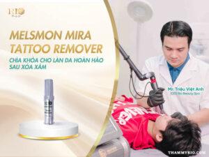Sự khác biệt của Melsmon Mira Tattoo Remover nằm ở công thức độc quyền, kết hợp các thành phần dưỡng da cao cấp được nghiên cứu kỹ lưỡng để mang lại hiệu quả tối ưu cho da sau xóa xăm.