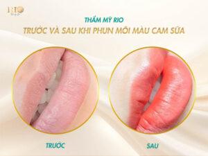 Xăm môi màu cam sữa hot trend 2025 – Nhan sắc quyến rũ  10 mau cam sua 10