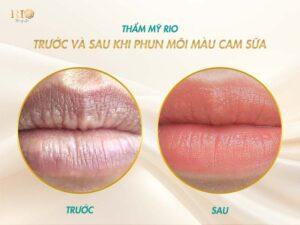 Xăm môi màu cam sữa hot trend 2025 – Nhan sắc quyến rũ  9 mau cam sua 11