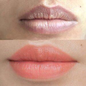 Xăm môi màu cam sữa hot trend 2025 – Nhan sắc quyến rũ  12 mau cam sua 7