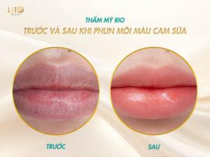 Xăm môi màu cam sữa hot trend 2025 – Nhan sắc quyến rũ  11 mau cam sua 8