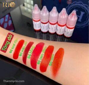 Màu mực xăm thực tế tại Thẩm Mỹ Rio Beauty Clinic