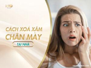 Cách xóa xăm chân mày tại nhà