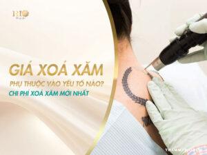 Giá xóa xăm phụ thuộc vào yếu tố nào?