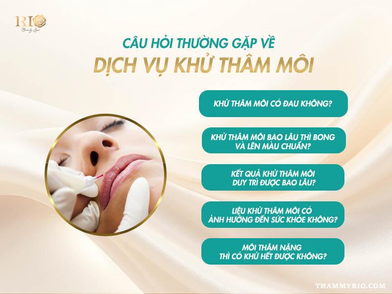 Khử thâm môi: Bí quyết cho đôi môi hồng hào tự nhiên 13 Câu hỏi thường gặp về dịch vụ khử thâm môi