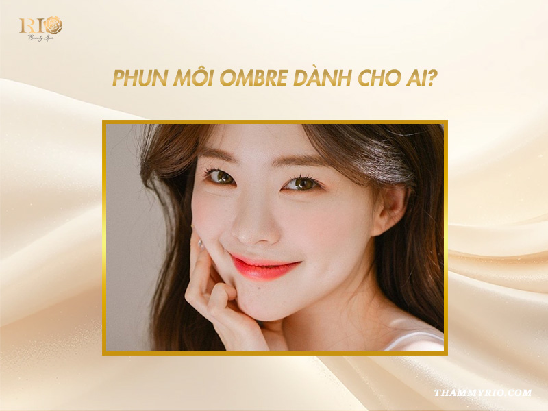 phun môi ombre cho môi thâm