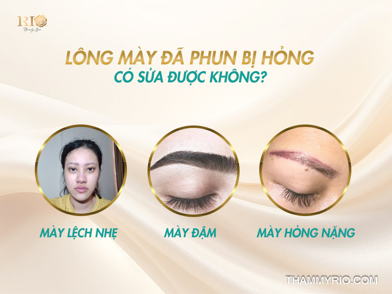 Sửa dáng lông mày đã phun hiệu quả, an toàn cho mọi dáng mày 3 Sửa lông mày đã phun bị hỏng có thể thực hiện được tùy mức độ lỗi.