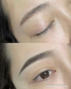 Sửa lông mày trổ xám thành công lấy lại vẻ trẻ trung