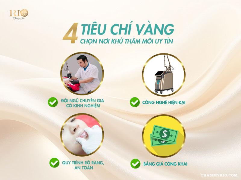 Khử thâm môi giá bao nhiêu? Cập nhật bảng giá khử thâm môi mới 8 Checklist 4 tiêu chí vàng đánh giá khử thâm môi giá bao nhiêu và chọn cơ sở uy tín.