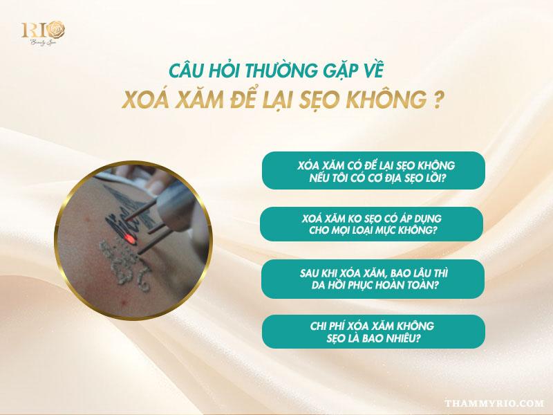 Nỗi lo sẹo xóa xăm - Xóa xăm bằng laser có để lại sẹo không? 16 câu hỏi thường gặp về sẹo xóa xăm giúp khách hàng hiểu rõ trước và sau khi xóa xăm.