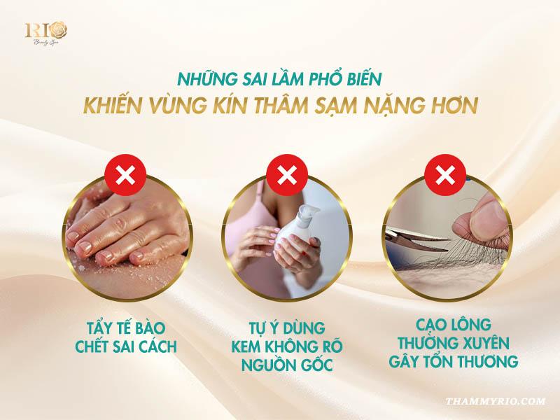 5 giải pháp cho cô bé bị thâm ở tuổi dậy thì mới nhất 4 Những sai lầm phổ biến khiến vùng kín thâm sạm nặng hơn