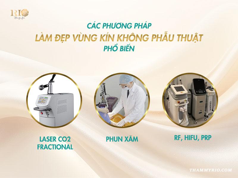 Làm đẹp vùng kín không phẫu thuật: 5 cách làm mới nhất 2025 4 Hiện nay, nhiều phương pháp làm đẹp vùng kín không phẫu thuật đã ra đời, mang lại hiệu quả cao mà không cần động chạm dao kéo.