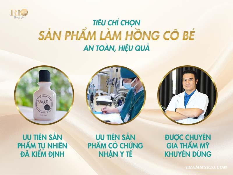 Top 7 sản phẩm làm hồng vùng kín tốt nhất 2025 3 Tiêu chí chọn sản phẩm làm hồng cô bé an toàn, hiệu quả