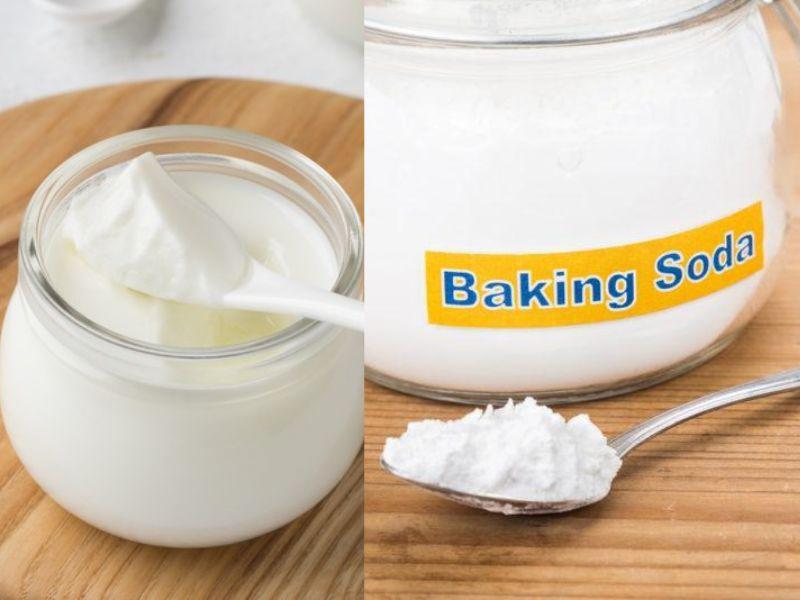 Cách trị thâm bẹn tại nhà có tốt không? Giải pháp thay thế 6 Baking soda và sữa chua – cách trị thâm bẹn tự nhiên hiệu quả