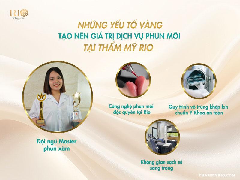 Bảng giá phun môi 2025 - Giá rẻ chất lượng vip, ưu đãi mới 11 Yếu tố vàng quyết định giá phun môi chất lượng tại Rio