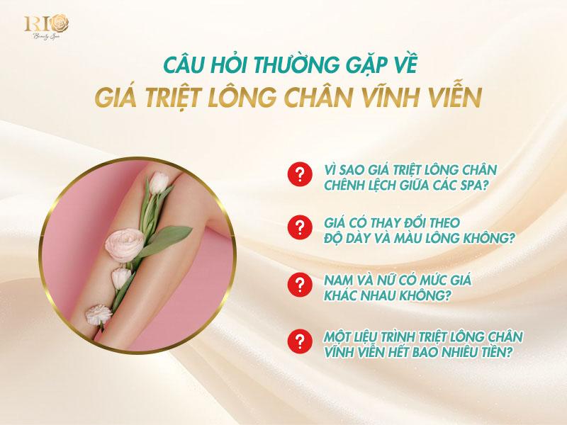 Giá triệt lông chân vĩnh viễn tại spa hàng đầu 2025 5 Câu hỏi thường gặp về giá triệt lông chân vĩnh viễn