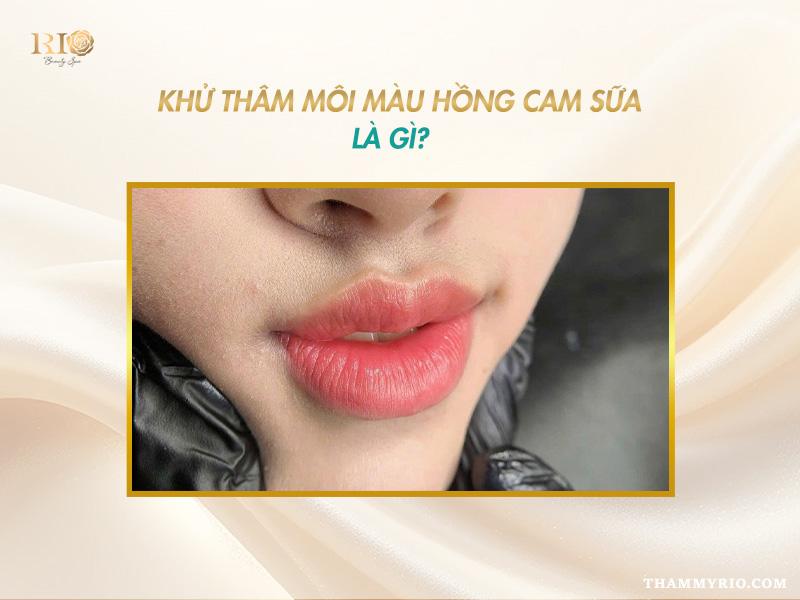 Xu hướng khử thâm môi màu hồng cam sữa đang “gây sốt” 2025 2 Khử thâm môi màu hồng cam sữa là gì và lợi ích của phương pháp này