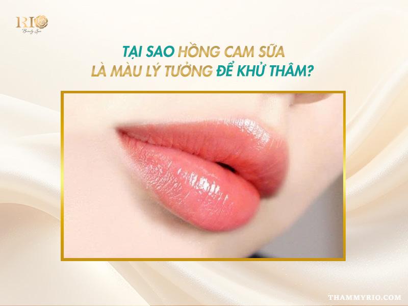 Xu hướng khử thâm môi màu hồng cam sữa đang “gây sốt” 2025 3 Tại sao chọn khử thâm môi màu hồng cam sữa là lý tưởng cho đôi môi