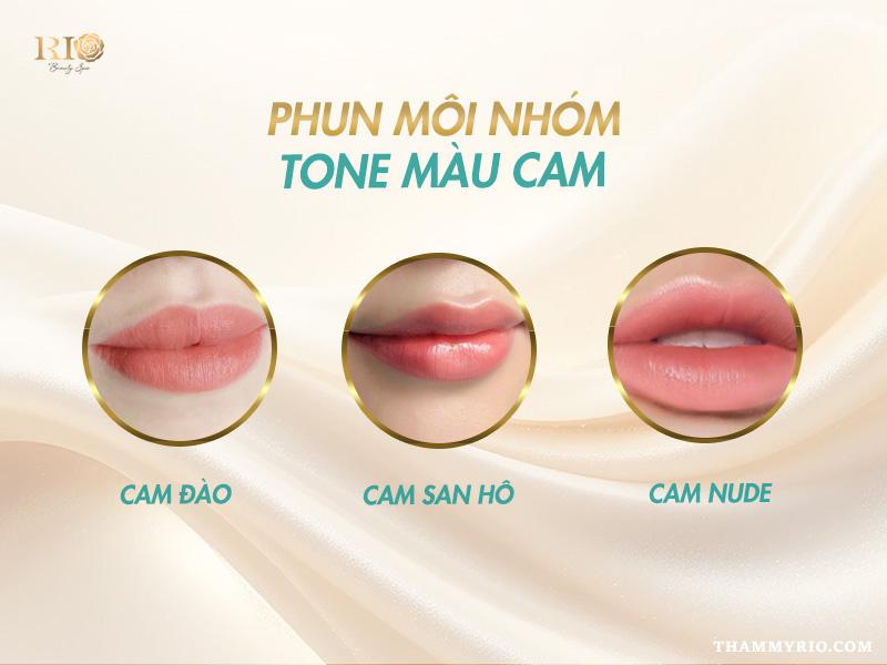 Phun môi màu nào đẹp cho tuổi 40 - Gợi ý 12 màu môi đẹp 5 Nhóm tone cam phun môi màu nào đẹp cho tuổi 40