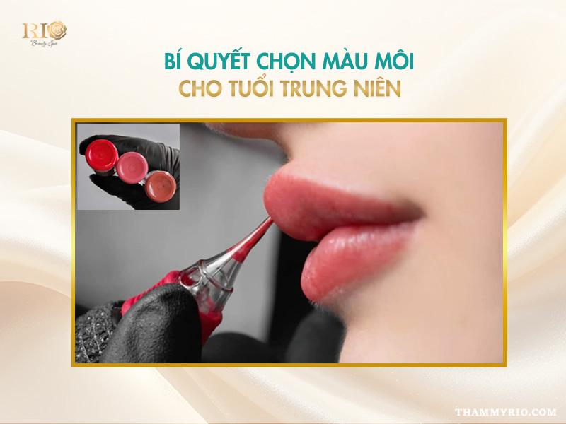 Phun môi màu nào đẹp cho tuổi 40 - Gợi ý 12 màu môi đẹp 6 Bí quyết chọn phun môi màu nào đẹp cho tuổi 40