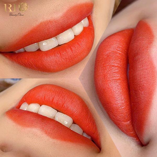 Phun môi sau 1 tháng lên màu chưa? Cách xử lý nếu bị thâm 7 Kết quả phun môi đẹp sau 1 tháng, môi hồng tự nhiên