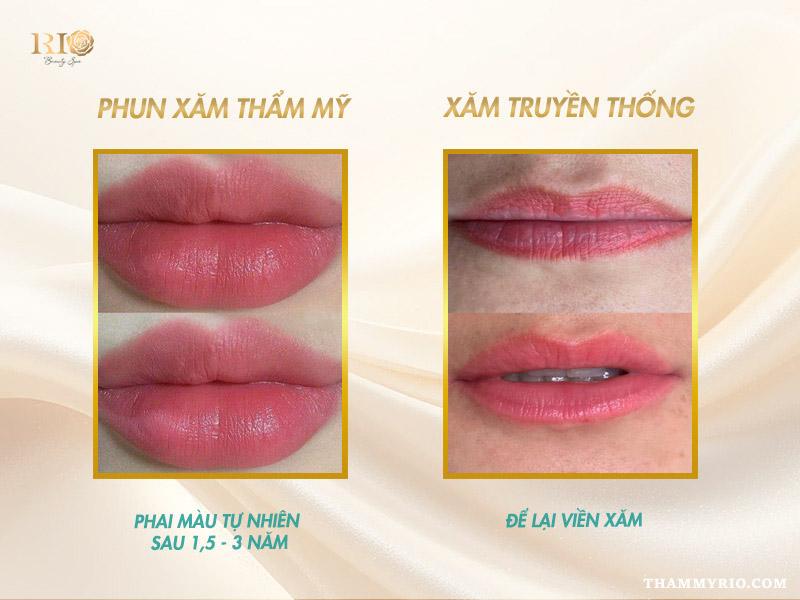 Phun xăm thẩm mỹ: Những bí mật trong ngành phun xăm 6 So sánh phun xăm thẩm mỹ phai màu tự nhiên và xăm truyền thống để lại viền xăm