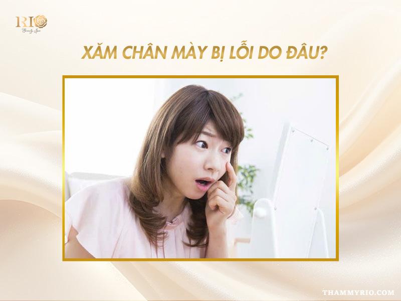 Nguyên nhân xăm chân mày lỗi và hướng khắc phục hiệu quả 2 Nguyên nhân phổ biến khiến xăm chân mày lỗi và mất thẩm mỹ.