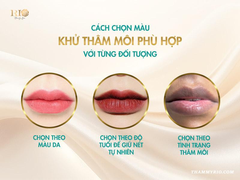 Khám phá cách chọn màu khử thâm môi chuẩn, xu hướng năm 2025 5 Cách chọn màu khử thâm môi phù hợp với từng đối tượng