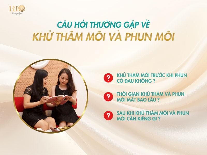 Nên khử thâm môi hay phun môi? Những điều bạn chưa biết 6 Câu hỏi thường gặp về khử thâm môi và phun môi