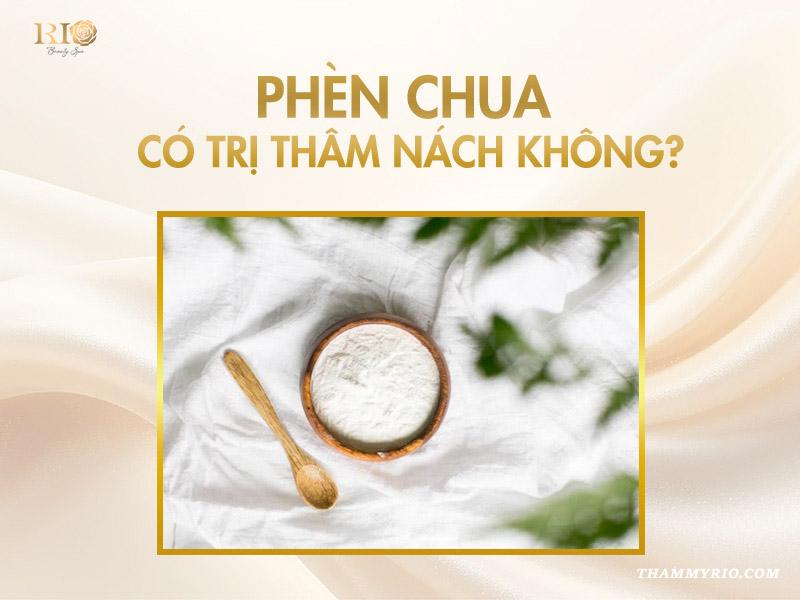 5 cách dùng phèn chua trị thâm nách nhanh, an toàn mới nhất