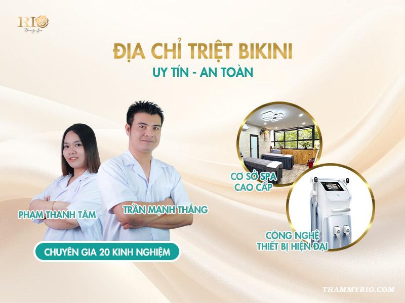 Triệt bikini mới nhất 2025 – an toàn, không đau 6 Địa chỉ triệt bikini uy tín, an toàn