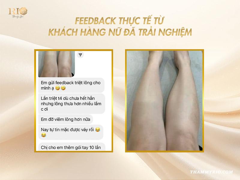 3 cách triệt lông chân vĩnh viễn tại nhà cho nữ siêu hot! 6 Feedback thực tế từ khách hàng nữ đã trải nghiệm dịch vụ tại Thẩm mỹ Rio Beauty Clinic