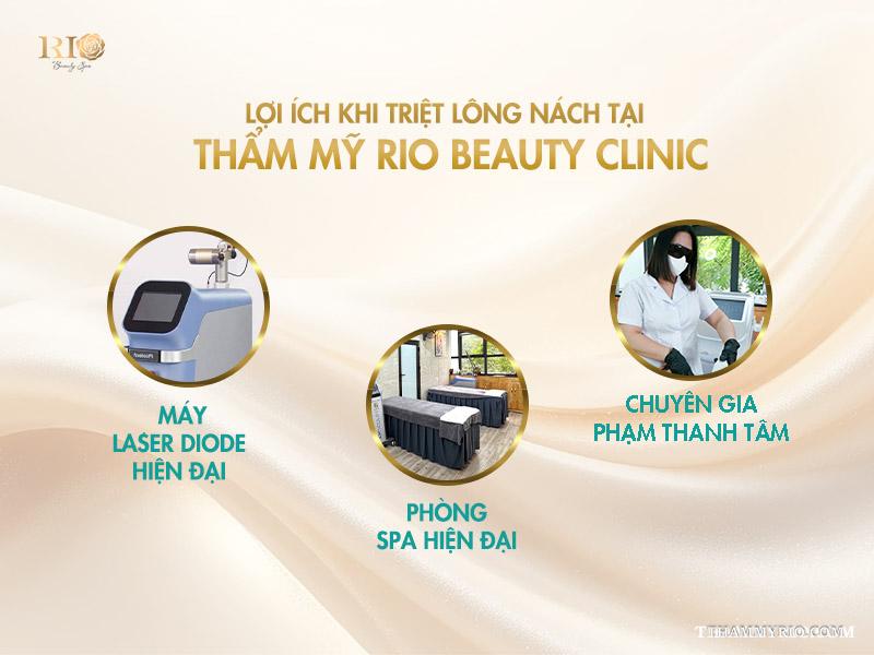 Triệt lông nách vĩnh viễn giá bao nhiêu? Cập nhật giá 2025 3 Lợi ích khi triệt lông nách tại Thẩm mỹ Rio Beauty Clinic