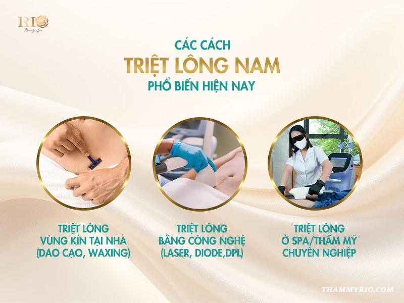 Triệt lông vùng kín nam sạch khỏe, chuẩn nam tính 2025 3 Các cách triệt lông nam phổ biến hiện nay