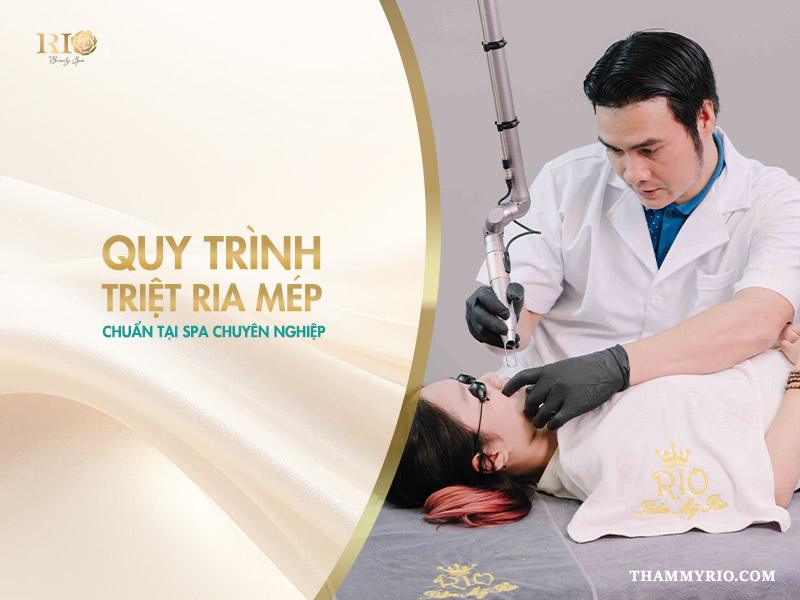 Triệt ria mép: Quy trình chuẩn y khoa tại Thẩm mỹ Rio 5 Quy trình triệt ria mép chuẩn tại spa chuyên nghiệp