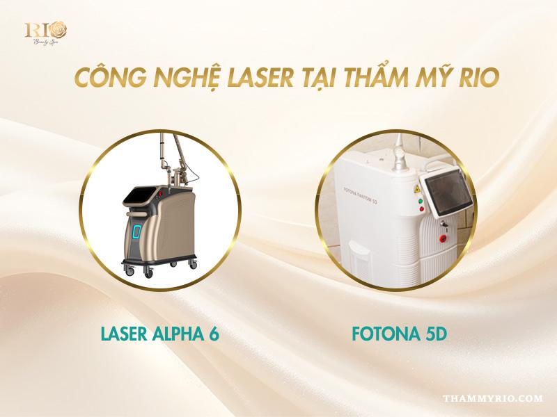 Top 5 cách trị thâm viền môi bẩm sinh dứt điểm an toàn 6 Laser trị thâm viền môi bẩm sinh bằng máy Rio Laser Alpha 6 và Fotona 5D