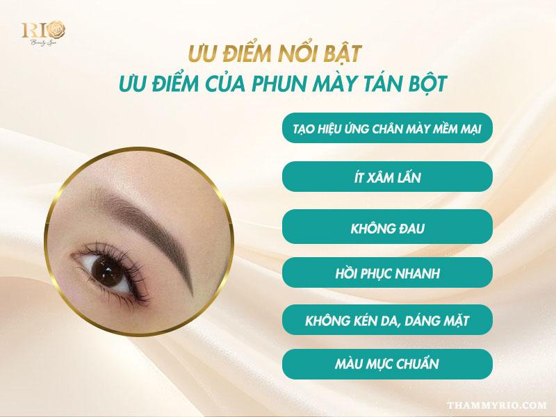 Phun mày tán bột là gì? Có nên phun tán bột mày không? 5 Ưu điểm nổi bật của kỹ thuật phun mày tán bột hiện đại.