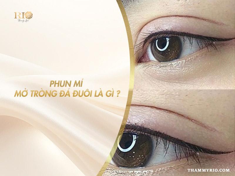 Phun mí mở tròng đá đuôi - Xu hướng cho đôi mắt cuốn hút 2026 2 Phun mí mở tròng đá đuôi là gì?