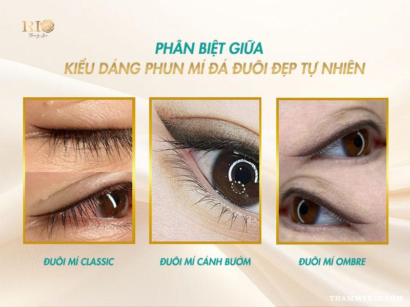 Phun mí mở tròng đá đuôi - Xu hướng cho đôi mắt cuốn hút 2026 5 Kiểu dáng phun mí mở tròng đá đuôi đẹp tự nhiên